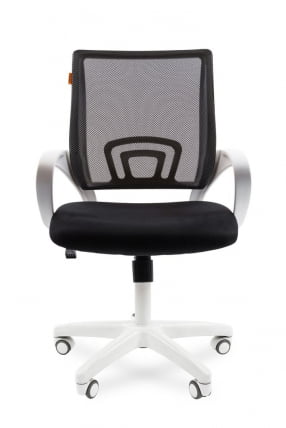 Кресло оператора CХАИРМАН 696 белый пластик (вхите) Серое / CHAIRMAN (white)_1