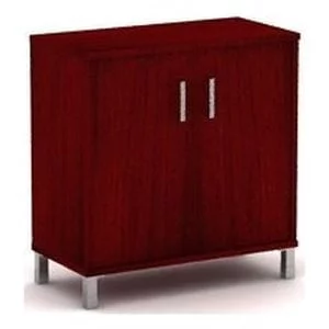 Стеллаж дверьми с замком В410.3 Дуб девон_0