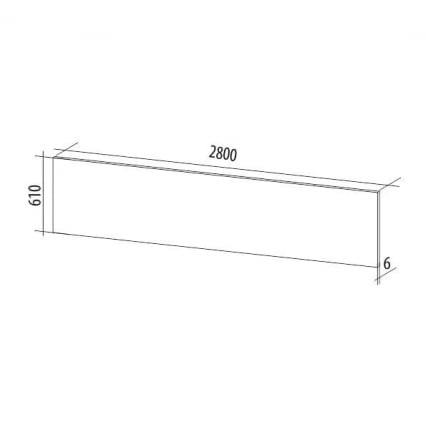 Панель стеновая матовая СП 23 Паладина Премиум_1