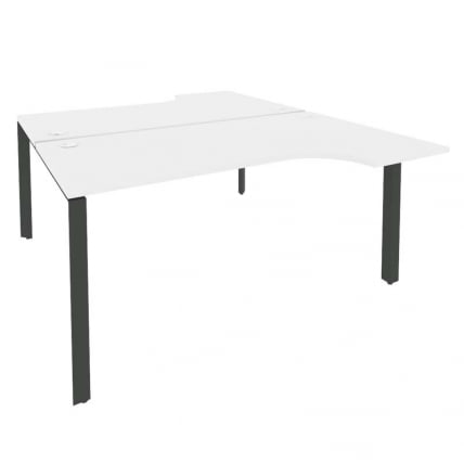 Рабочая станция на П-образном м/к ОНИКС О.МП-Д.СА-1 Белый Бриллиант/Антрацит / ONIX O.MP-D.SA-1_0