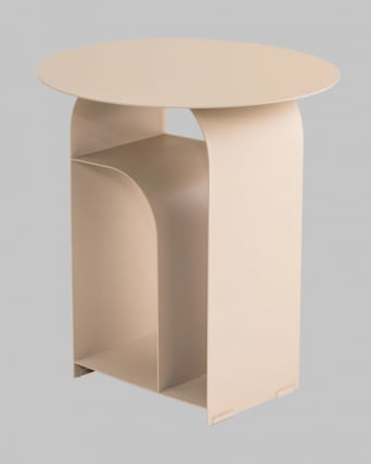 Журнальный столик Арвел металл бежевый / Arwel_2