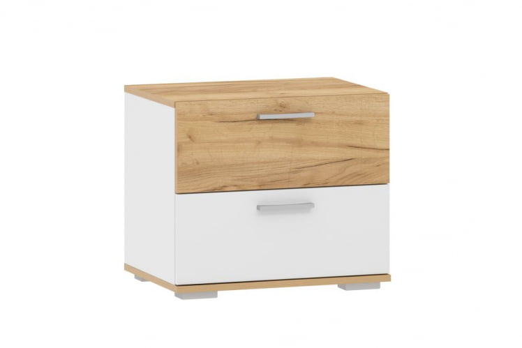 Тумба для обуви Санти НМ 013.24 Белый/Дуб Крафт Золотой_0