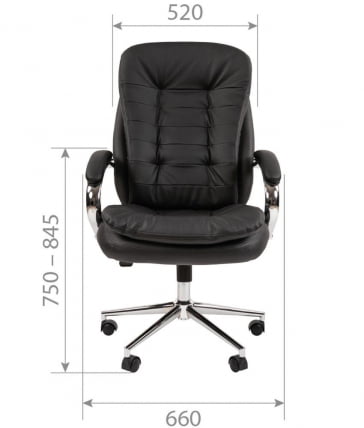 Кресло руководителя CХАИРМАН 795 кожа Коричневый / CHAIRMAN_3