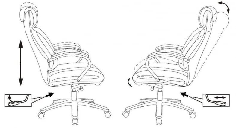 Кресло руководителя Бюрократ Т-9904НСЛ светло-коричневый Леатхер Еичел / T-9904NSL Leather Eichel_5