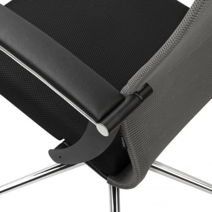 Кресло руководителя БРАБИКС ПРЕМИУМ Ултимате ЕКС-801 хром Черное/серое / BRABIX PREMIUM Ultimate EX-801_10