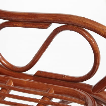 Кресло-качалка ВИЕННА (разборная) / без подушки / ротанг топ куалитй, 58кс133кс102 см, Пекан (орех) / VIENNA top quality, 58x133x102 Pecan_6