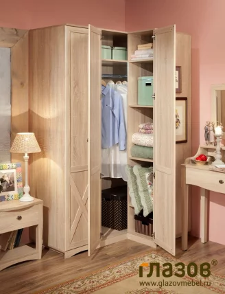 Спальня композиция 4 АДЕЛЕ Дуб Сонома/Орех шоколадный / ADELE_3