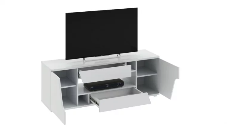 Тумба ТВ тип 5 Диамонд Белый глянец / Diamond_1