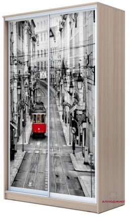 Шкаф-купе Хит-24-14-77 Лондон Ясень шимо светлый_0