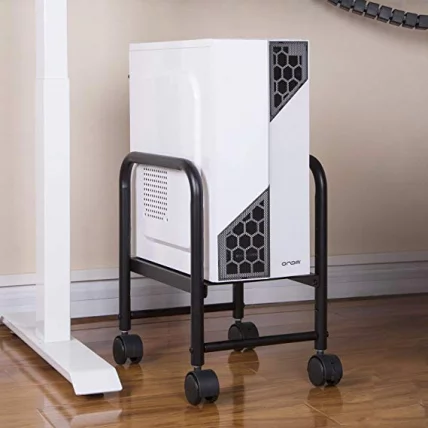 Подставка для системного блока с регулировкой по высоте ЕУРЕКА ЕРК-CС-01Б Черная / EUREKA ERK-CS-01B_4