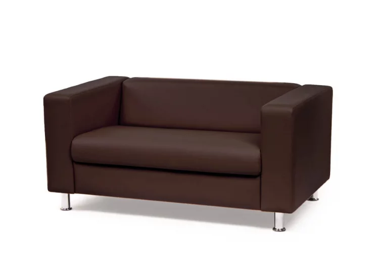 Диван Алекто двухместный Консул Оксблоод (кожа) / Consul Oxblood_0