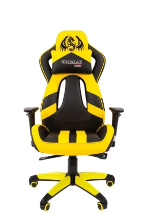Кресло геймерское CХАИРМАН ГАМЕ 25 Черный-желтый / CHAIRMAN GAME_1
