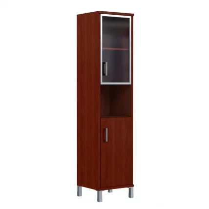 Стеллаж стекло в раме В431.9 Л Бургунди / L_0