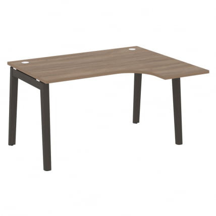 Стол эргономичный правый ОНИКС ВООД ОВ.СА-3(Р) Дуб Аризона/Темный / ONIX WOOD OW.SA-3(R)_0