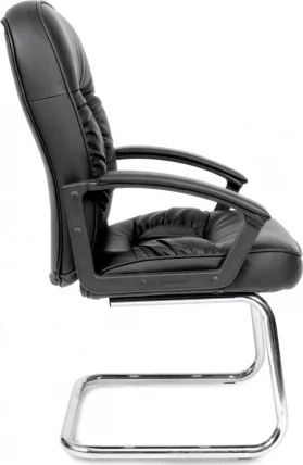 Кресло для посетителя CХАИРМАН 418В ПВC Черный / CHAIRMAN 418V PVC_2