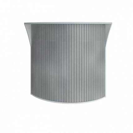 Стойка угловая (радиусный элемент - ролета) Рива А.РС-5.5 Белый / Riva_0