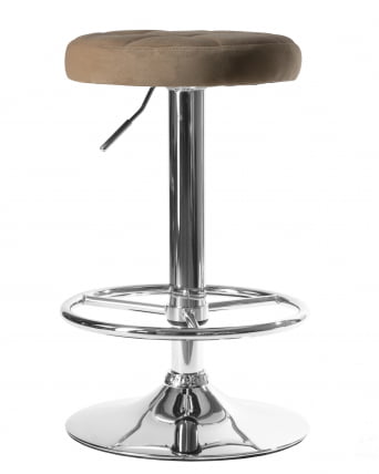 Табурет барный ДОБРИН БРУНО Бежевый велюр МДЖ9-10 / DOBRIN BRUNO MJ9-10_1