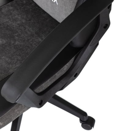 Кресло компьютерное БРАБИКС Форсер ГМ-127, 2 подушки, экокожа/велюр, черное/серое / BRABIX Forcer GM-127,_8