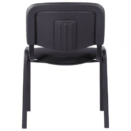 Стул для посетителей ИСО черный каркас кожзам Черный / ISO_2