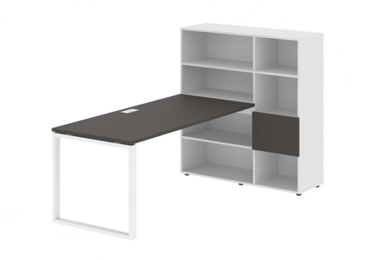 Рабочая станция ЕДИС ЕКРСТ 1217 Мокко Белый Белый / EDIS EQRST_0