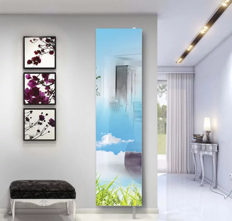 Поворотный зеркальный шкаф Дриве СП Арт Белый / Drive SP Art_12