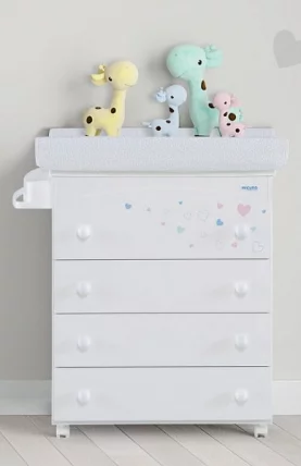 Комод Микуна Аура пеленальный Б-970 вхите / Micuna Aura B-970 white_1