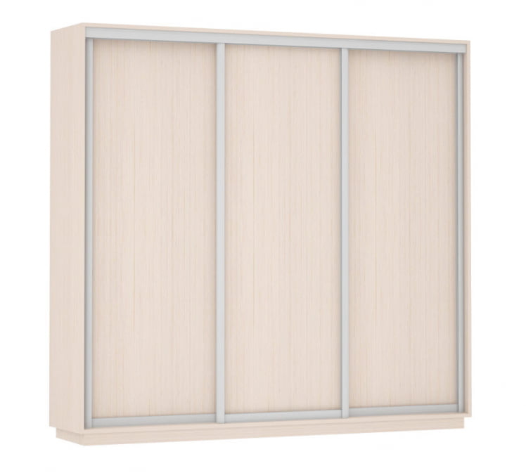 Шкаф-купе трехдверный Экспресс Трио Элемент 2400х2400х Дуб молочный / 2400х2400h_0