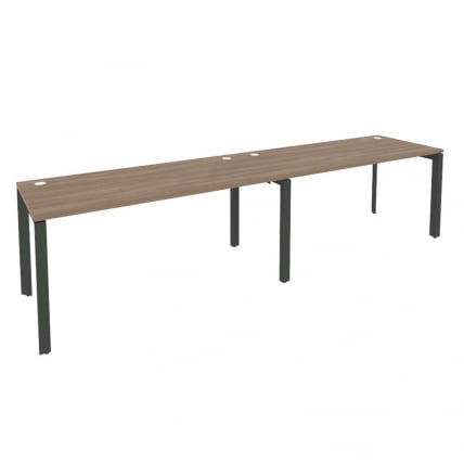 Рабочая станция на П-образном м/к ОНИКС О.МП-РС-2.4.7 Дуб Аризона/Антрацит / ONIX O.MP-RS-2.4.7_0