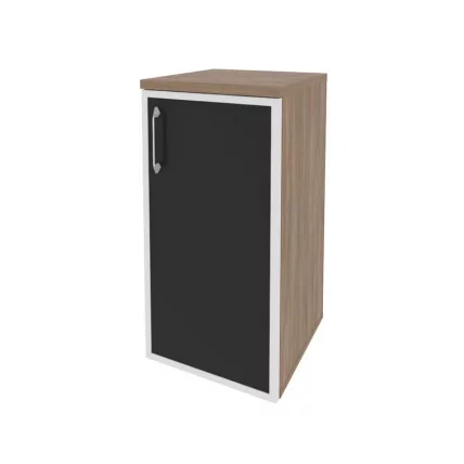 Шкаф низкий узкий правый ОНИКС О.СУ-3.2Р(Р) блаcк Дуб Аризона / ONIX O.SU-3.2R(R) black_0