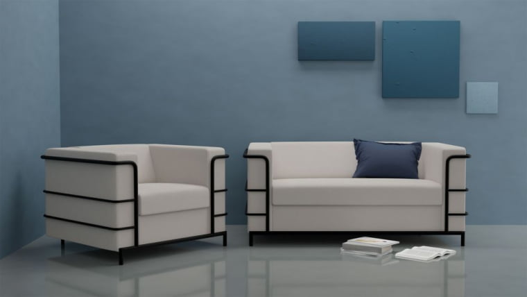 Кресло Аполло 2.0 (1Д) Кремово-белый Еуролине 907 / Euroline_4