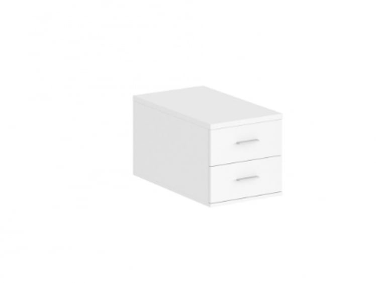 Подвесная тумба с 2 ящиками Сигма СГ.538.ВХ.ВХ Белый / Sigma SG.538.WH.WH_0