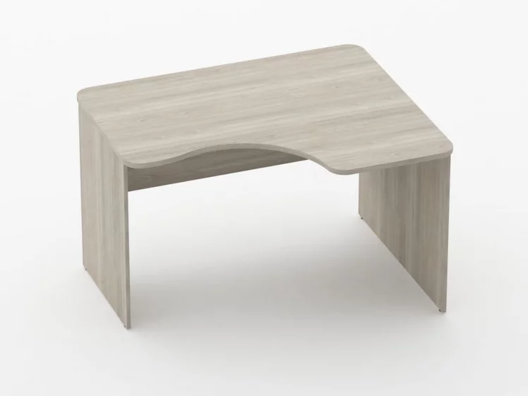 Стол угловой Глассй 1.14.12Пр Дуб сантана светлый / Glassy_0