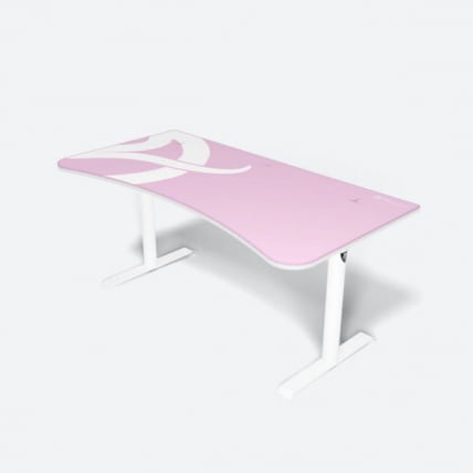 Стол для компьютера Ароззи Арена Гаминг Деск - Вхите-Пинк / Arozzi Arena Gaming Desk White-Pink_2