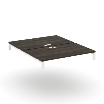 Двойной стол надставка на две опорные тумбы CОНCЕПТ CН.ДСН-006 Дуб Мали Белый / CONCEPT CN.DSN-006_0