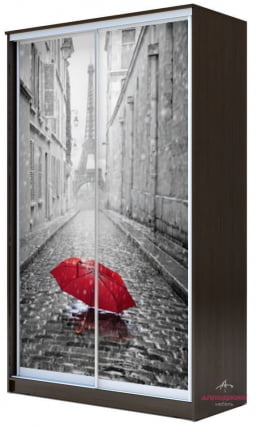 Шкаф-купе Хит-23-14-77 Париж Аруба Венге_0