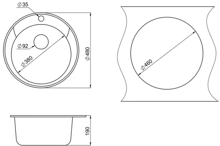 Кухонная мойка СТАНДЭРТ 4802 Классик / STANDART_2