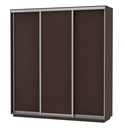 Шкаф-купе трехдверный Экспресс Трио Элемент 1800х2400х Дуб венге / 1800х2400h_0