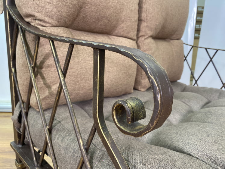 Диван кованый Бергамо_3