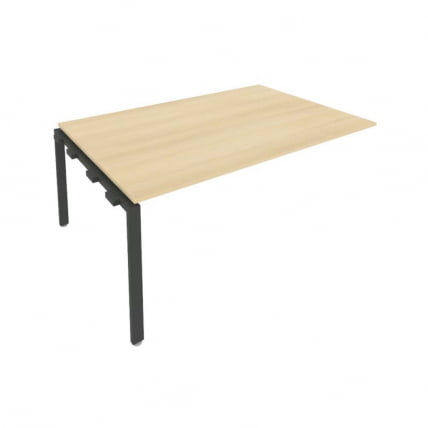 Проходной наборный элемент переговорного стола Метал Сйстем Б.ППРГ-5 Акация/Антрацит / Metal System_0