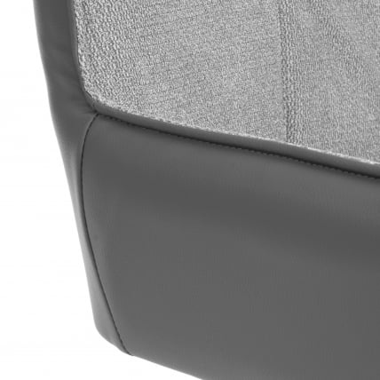 Кресло Мурано/Мурано опора 360, велюр/букле (ХЙП)/Экокожа, светло-серый/графит / Murano/Мурано (HYP)/Экокожа,_6