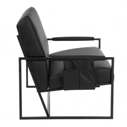 Диван Чарли ЛУКС Д/Чарли Люкс экокожа , Шарп Черный / Charli LUX Sharp_1