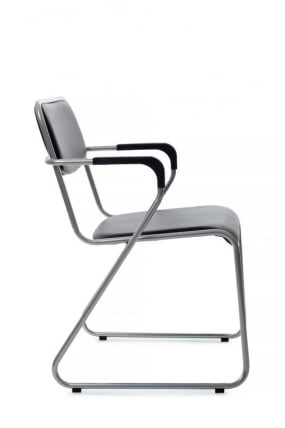 Кресло Никс Плус РCХ ОМКЛ-03 Черный/Металл окрашенный Хром / Nix Plus RCH OMKL-03_1