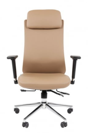 Офисное кресло CХАИРМАН 500 ЛЮКС (ЛУКС) ЭКО экокожа Бежевый / CHAIRMAN (LUX)_1