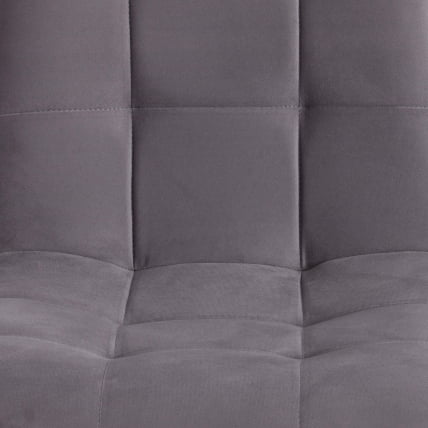 Стул CХИЛЛЙ МАКС Велюр/металл , 45 х 54 х 90 см , темно-серый/черный / CHILLY MAX_7