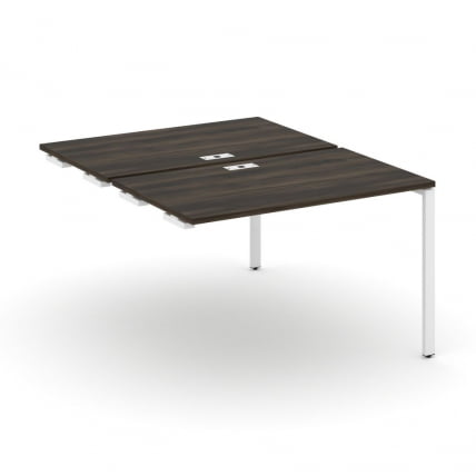 Двойной стол-приставка к опорным тумбам/шкафам CОНCЕПТ CН.ДСПР-002 Дуб Мали Белый / CONCEPT CN.DSPR-002_0