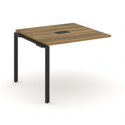 Проходной наборный элемент переговорного стола CОНCЕПТ CН.НПРГ-011 Сандал Янтарный Черный / CONCEPT CN.NPRG-011_0