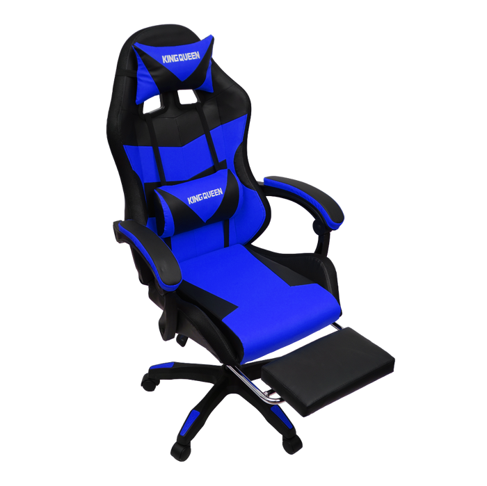 Кресло 1209 КИНГКУЕЕН, цвет черный/синий с подсветкой, 1209-блаcк-блуе-масс-лед / KINGQUEEN, 1209-black-blue-mass-led_3