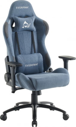 Кресло геймерское Еверпроф Гхост Ткань Синий / Everprof Ghost_0