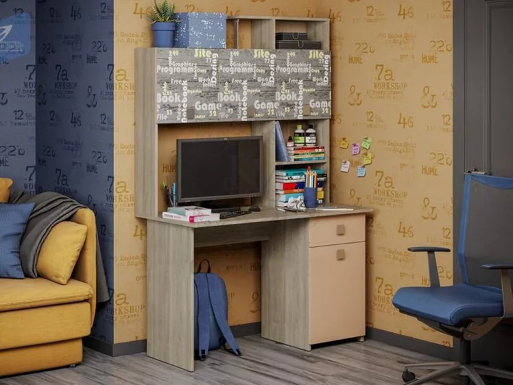 Уголок школьника Паскаль НМ-2 Ясень шимо светлый_0