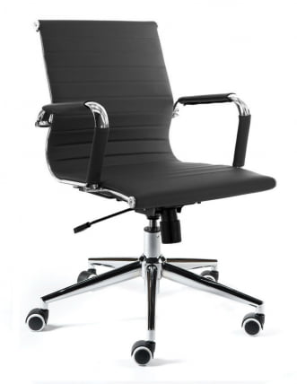 Кресло офисное Техно ЛБ Черный / LB_0